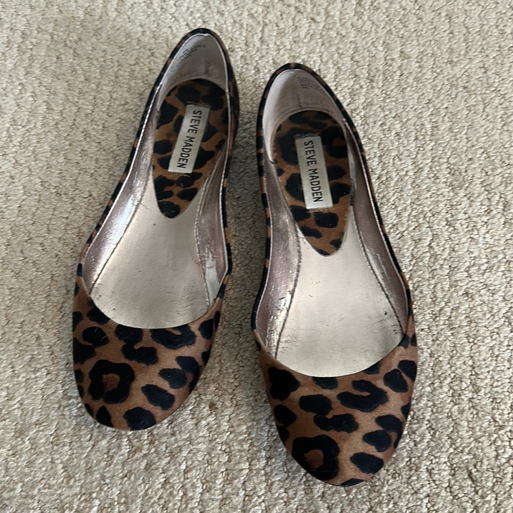 Steve Madden Cheetah Leopard Print Flats